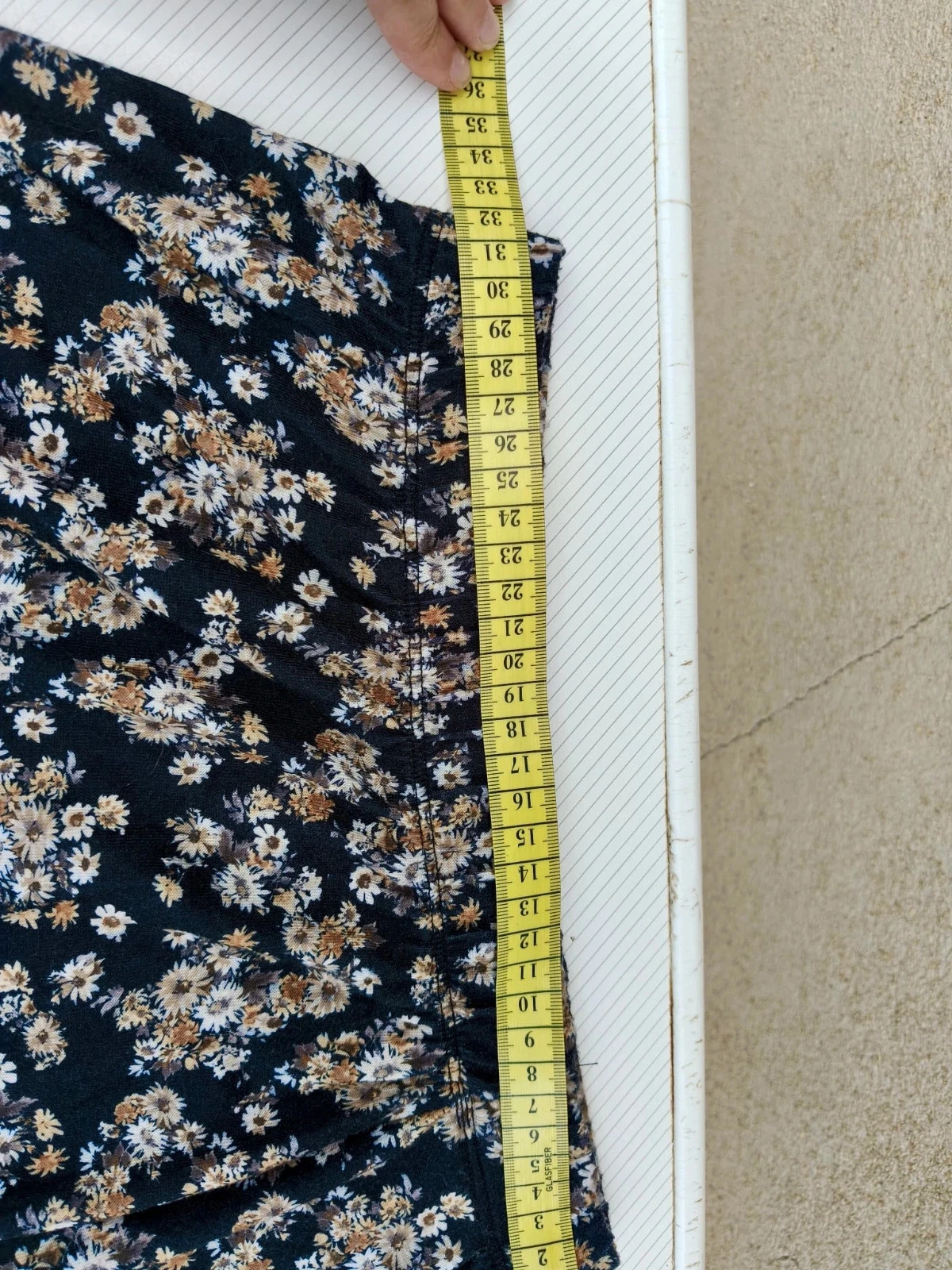 Lange bloemenrok Pull&Bear – Maat S 🌼🖤 – photo 9